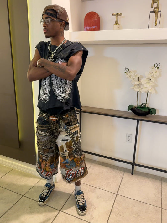1 of 1 Custom baggy Jorts