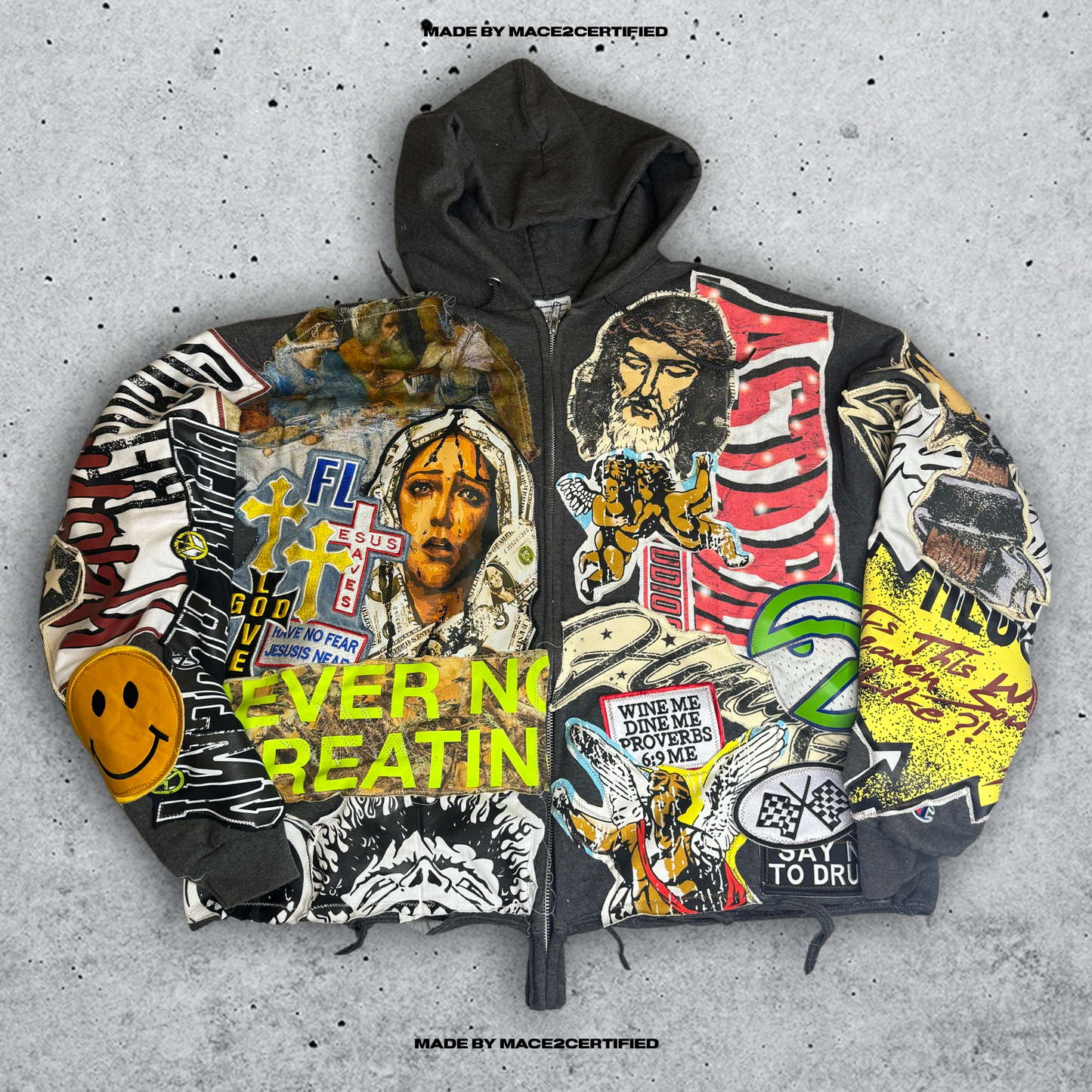 1 of 1 Graphic Zip Up