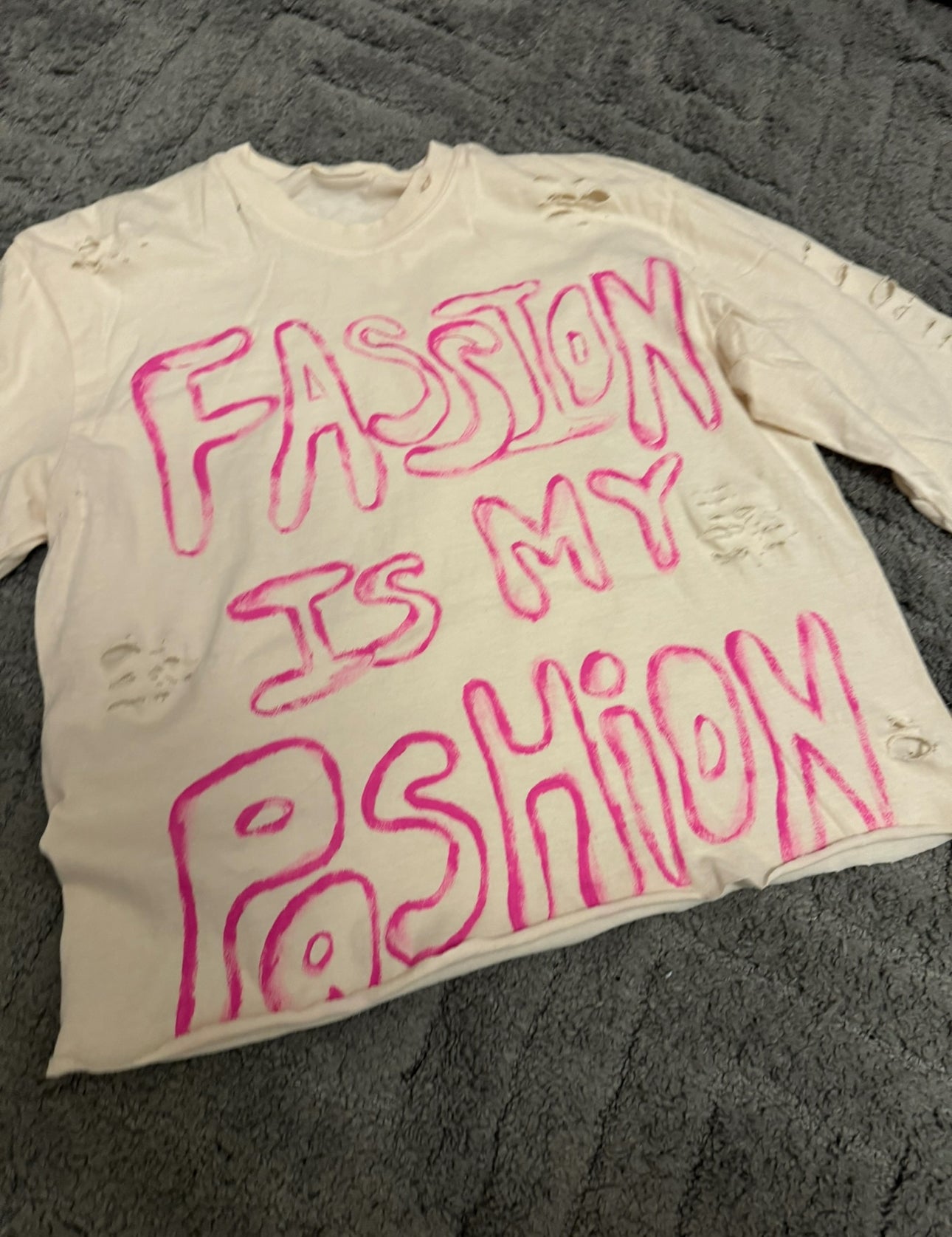 Cropped Fassion is my Pashion tee