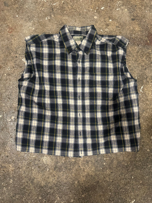 sleeveless flannel