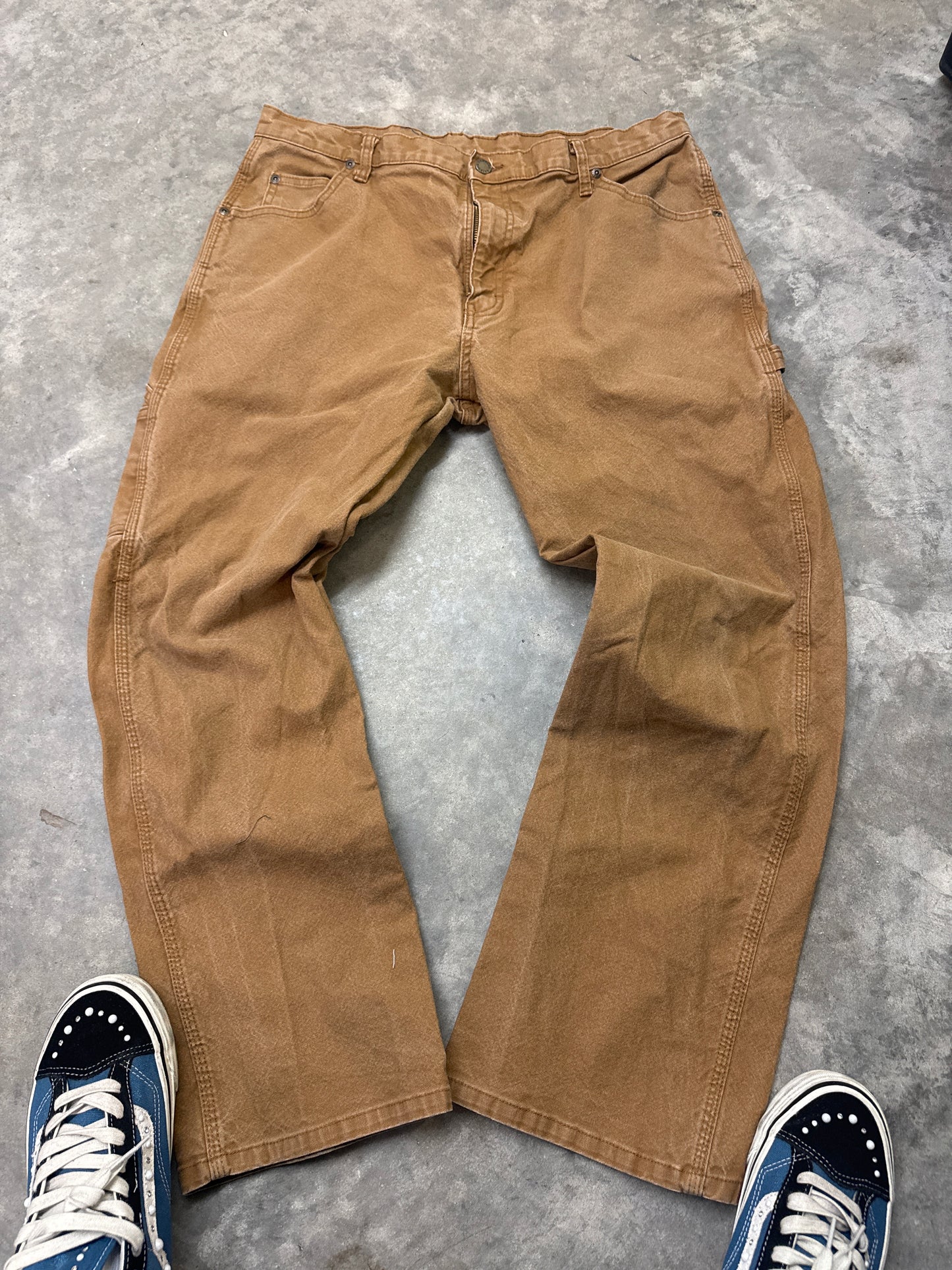 Tan Dickies work pants
