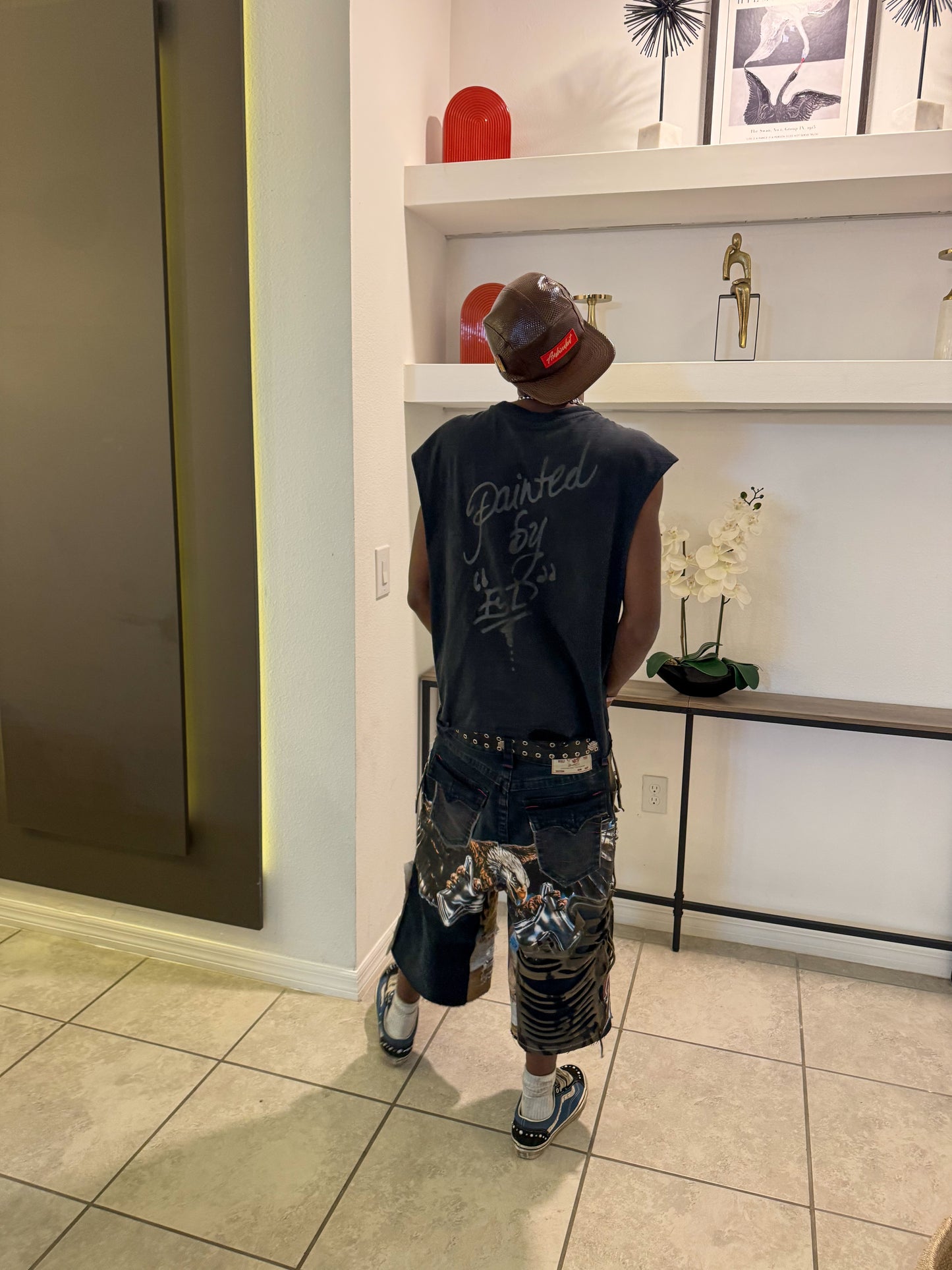 1 of 1 Custom baggy Jorts