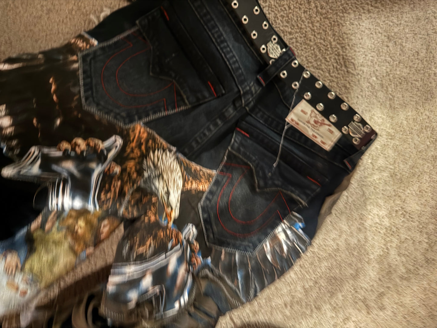 1 of 1 Custom baggy Jorts