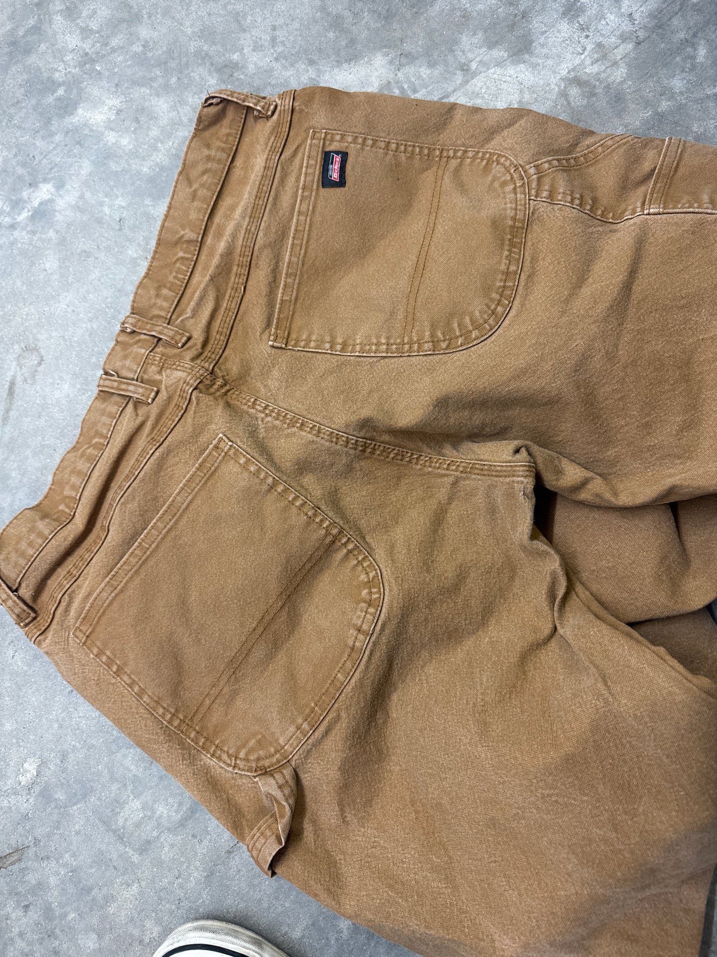 Tan Dickies work pants