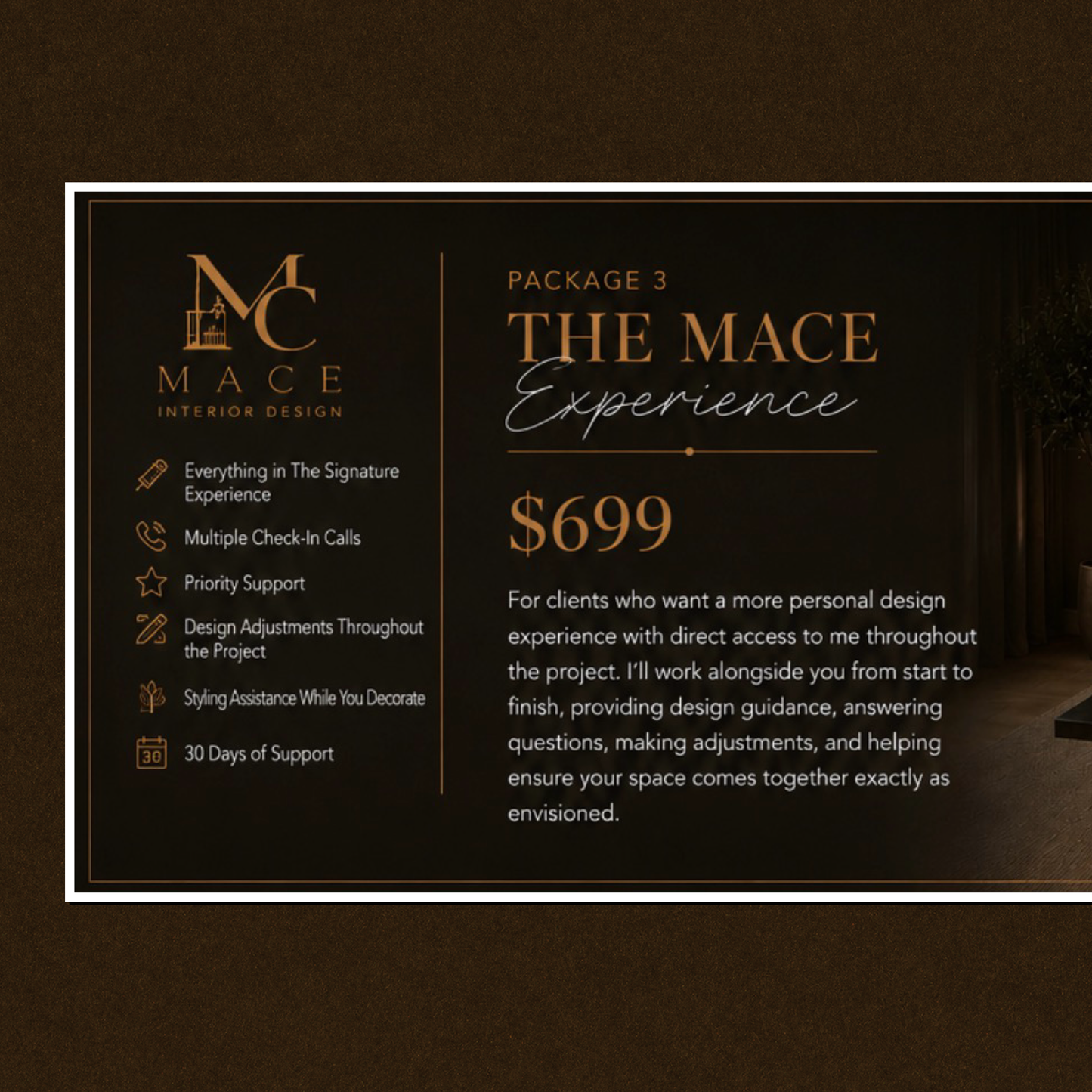THE MACE EXPERIENCE