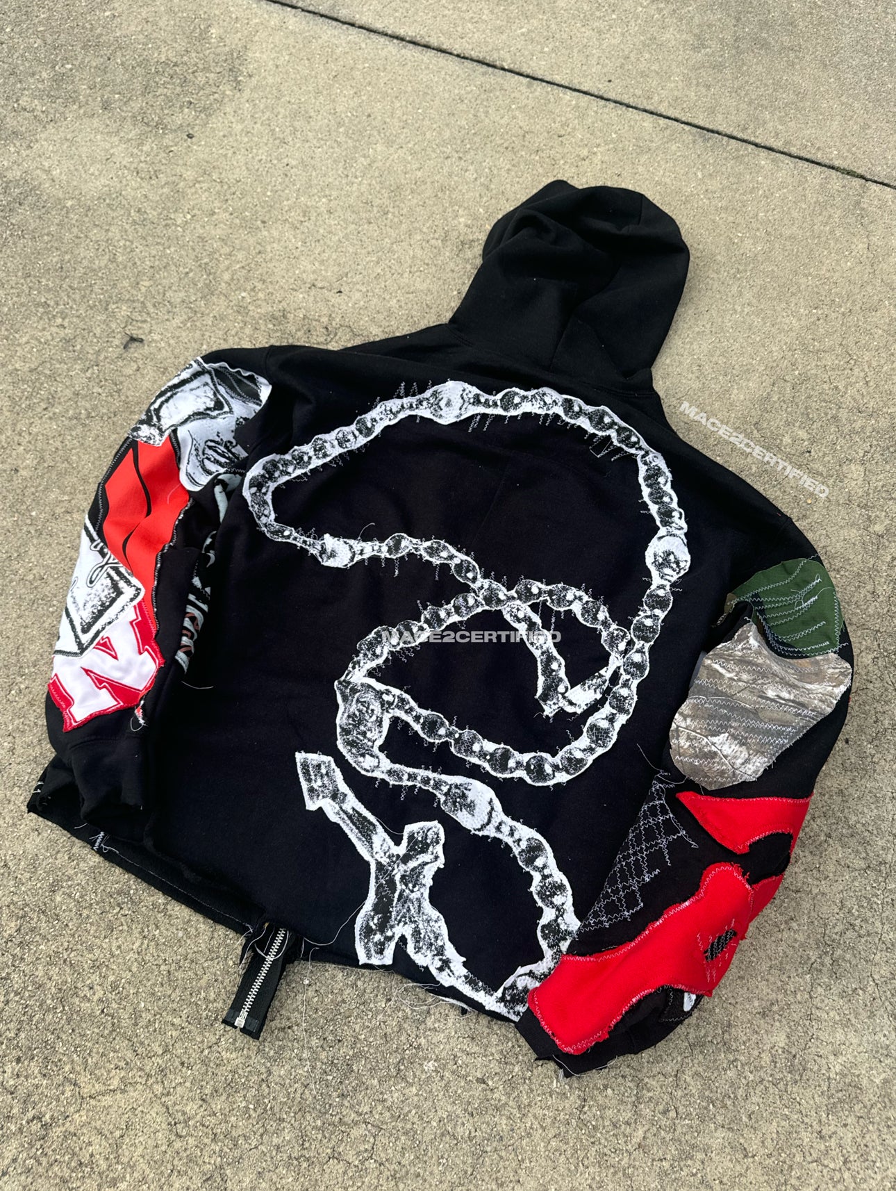 1 of 1 Custom Cropped Zip Up